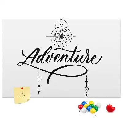 Parafa üzenőtábla Utazási motívum adventure