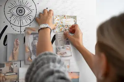 Kalandvágy mintás fali parafa üzenőtábla