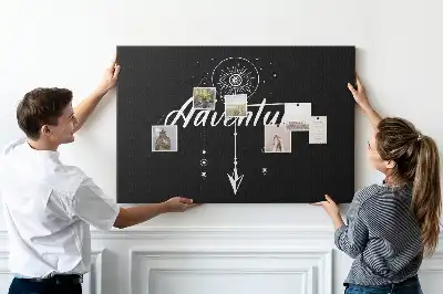 Utazási idézetes parafa fali tábla