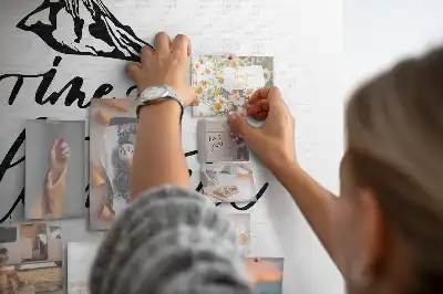 Inspiráló feliratú fali parafa üzenőtábla