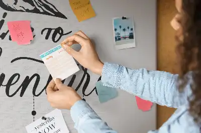 Inspiráló feliratú fali parafa üzenőtábla