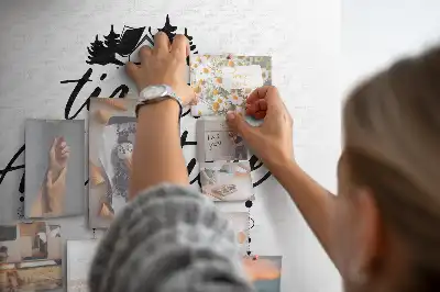 Napi motivációs feliratú parafatábla