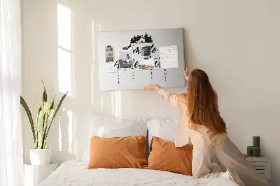 Napi motivációs feliratú parafatábla