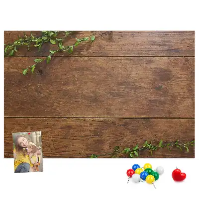 Rusztikus fa parafatábla