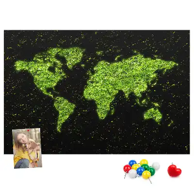 Parafa üzenőtábla földgömb mintával
