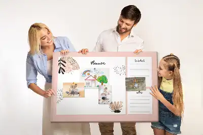 Fali parafa üzenőtábla tervező füzettel