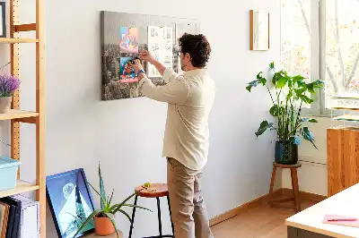 Parafatábla városi tájképpel