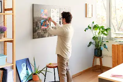 Parafatábla városi tájképpel