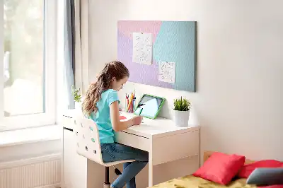 Pasztell mintás parafatábla