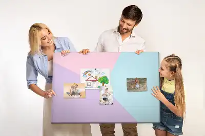 Pasztell mintás parafatábla