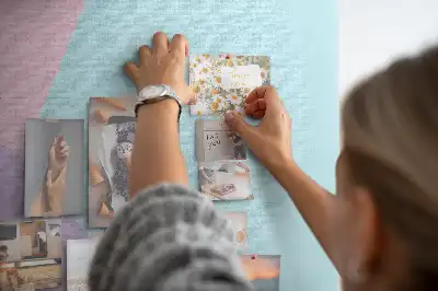 Pasztell mintás parafatábla