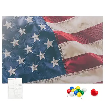 Amerikai zászló mintás fali parafa üzenőtábla