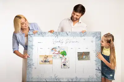 Parafa üzenőtábla téli heti tervezővel
