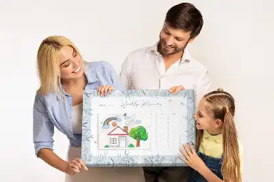 Parafa üzenőtábla téli heti tervezővel