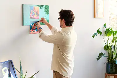 Pálmakeretes parafás üzenőtábla