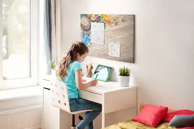 Egzotikus nyár parafa üzenőtábla