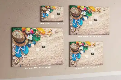 Egzotikus nyár parafa üzenőtábla