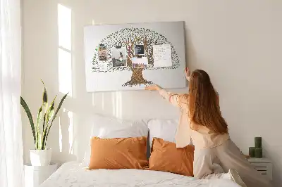 Parafatábla Fa gyökerek mintával