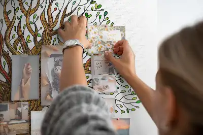 Parafatábla Fa gyökerek mintával