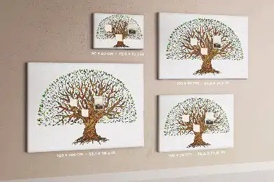 Parafatábla Fa gyökerek mintával