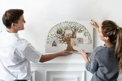 Parafatábla Fa gyökerek mintával