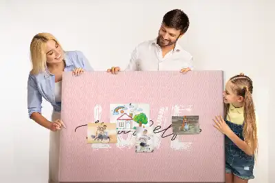 Fali parafa üzenőtábla Önszeretet mintával