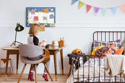 Fali parafa üzenőtábla kozmikus heti tervező mintával