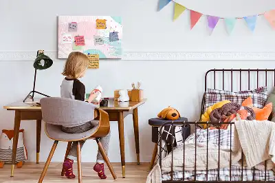 Fali parafa üzenőtábla pasztell absztrakció mintával