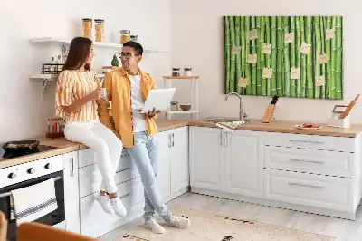 Bambuszfal parafatábla