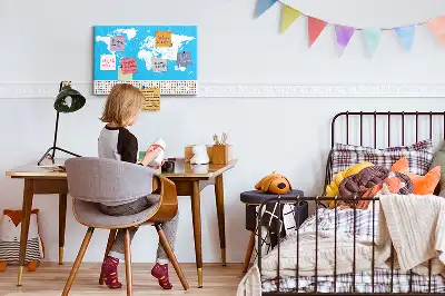 Fali parafa üzenőtábla kontúrtérkép mintával