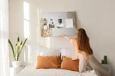 Trópusi botanikai grafikás parafatábla