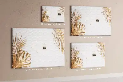 Trópusi botanikai grafikás parafatábla