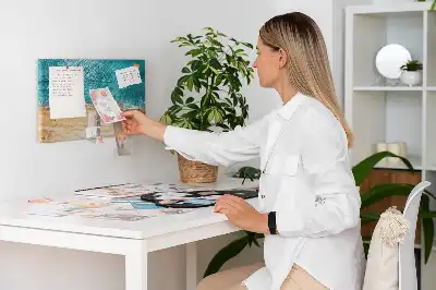 Fali parafa üzenőtábla tengerparti mintával