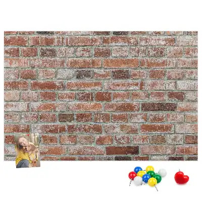 Parafa üzenőtábla téglafal mintával