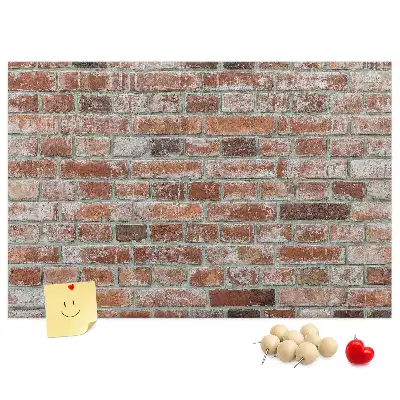 Parafa üzenőtábla téglafal mintával
