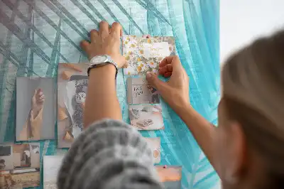 Trópusi pálma mintás parafafali tábla