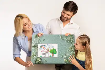 Finom virágok mintás parafa üzenőtábla
