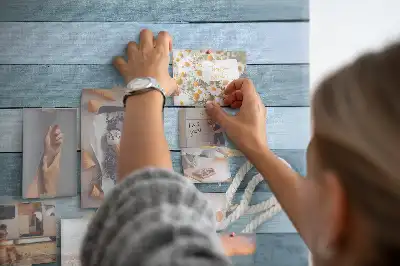 Parafatábla deszka csíkos kagylós mintával