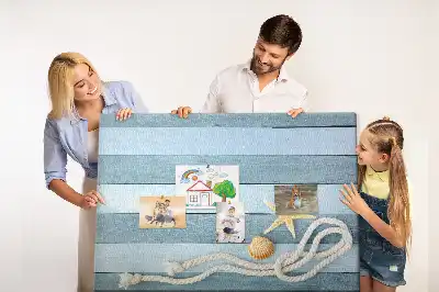 Parafatábla deszka csíkos kagylós mintával