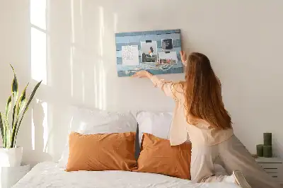 Parafatábla deszka csíkos kagylós mintával
