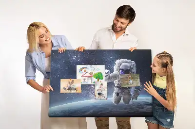 Űrhajós parafa üzenőtábla