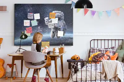 Űrhajós parafa üzenőtábla