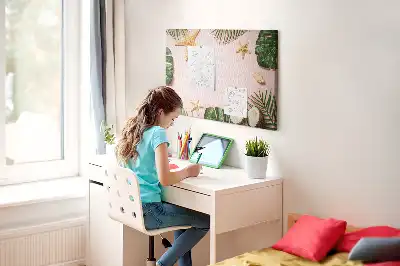 Nyári hangulatú fali parafa üzenőtábla
