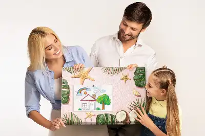 Nyári hangulatú fali parafa üzenőtábla
