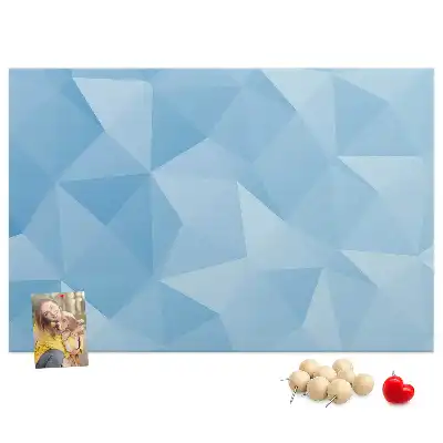 Geometriai absztrakt háromszöges parafatábla