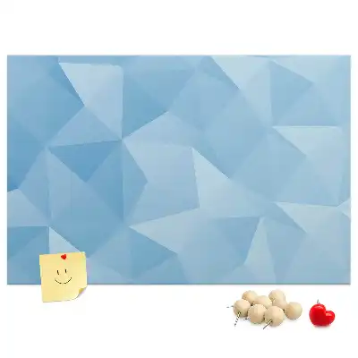 Geometriai absztrakt háromszöges parafatábla