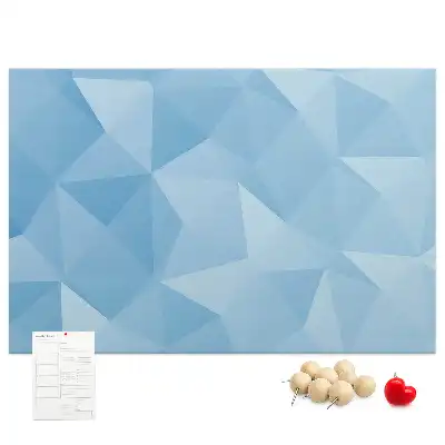 Geometriai absztrakt háromszöges parafatábla