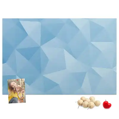 Geometriai absztrakt háromszöges parafatábla