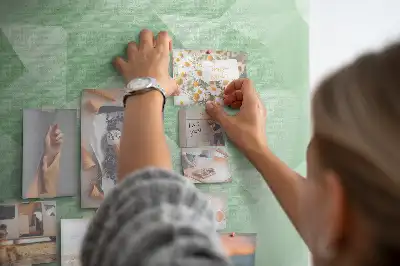 Fali parafa üzenőtábla háromszög absztrakt mintával