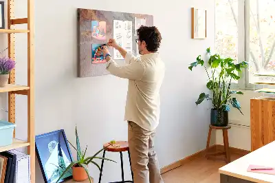 Elegáns márványmintás parafatábla